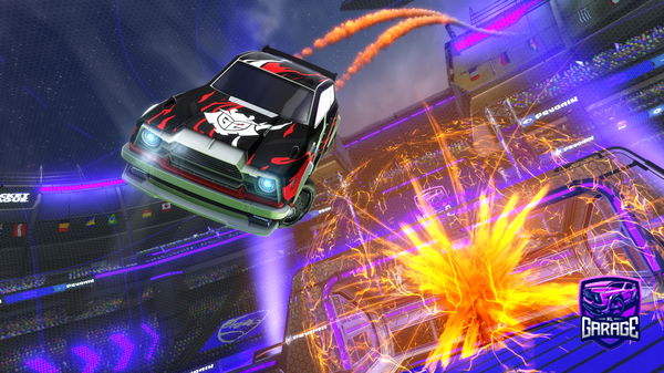 A Rocket League car design from izekzz