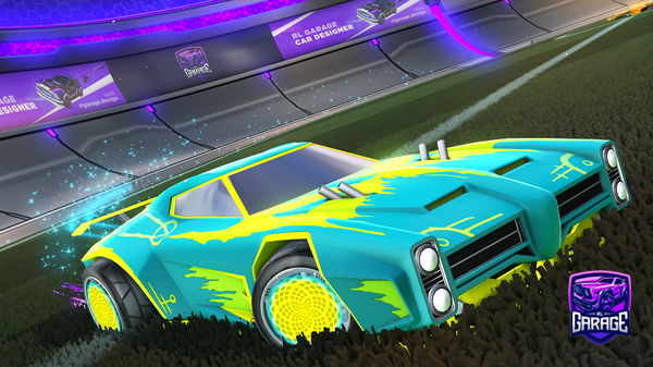 A Rocket League car design from jovi-_-