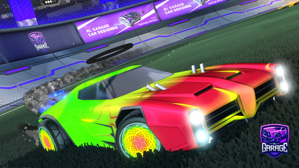 A Rocket League car design from dxc4f