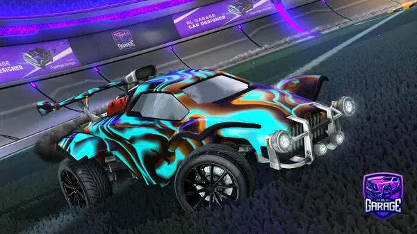 A Rocket League car design from Vaylence