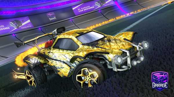 A Rocket League car design from ItsGiuze