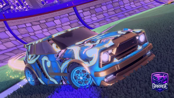 A Rocket League car design from ArepaDeHuevo