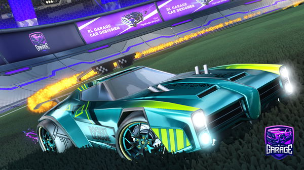 A Rocket League car design from Jazz09