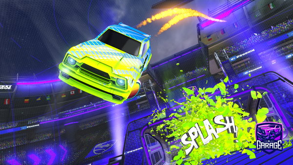 A Rocket League car design from nitkarz