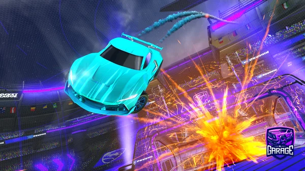 A Rocket League car design from Lanester2023