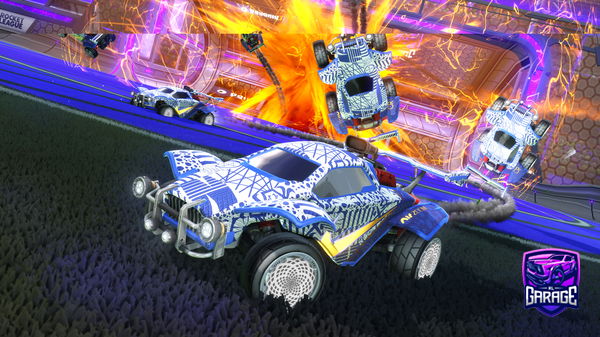 A Rocket League car design from RexM08