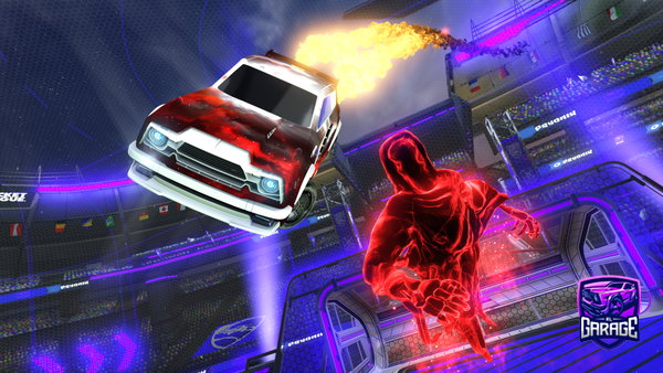 A Rocket League car design from DR3VM1