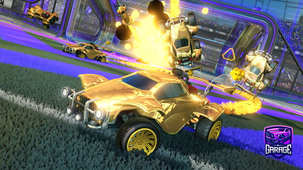 A Rocket League car design from Machinegun109