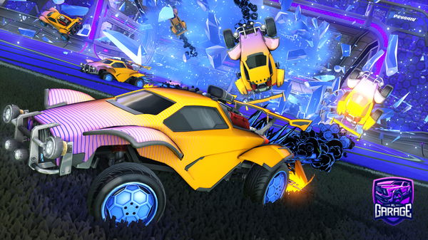 A Rocket League car design from Catroll111