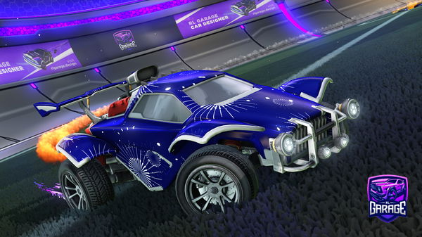 A Rocket League car design from King_v87