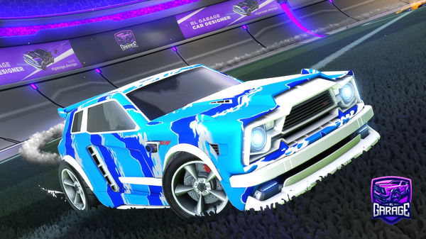 A Rocket League car design from yupyuppep