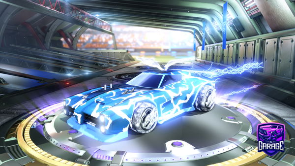 A Rocket League car design from rubikscubejr