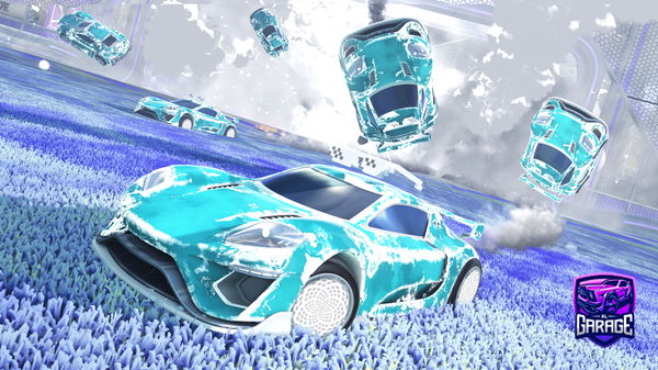 A Rocket League car design from Kismarg