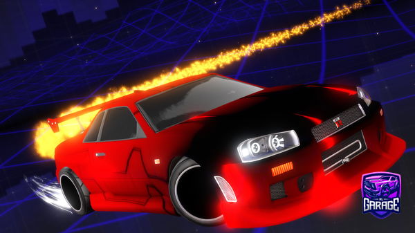 A Rocket League car design from Icke_Picke