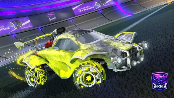 A Rocket League car design from samyarxyz