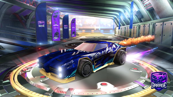 A Rocket League car design from Fedom