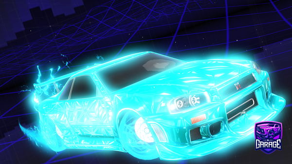 A Rocket League car design from usedzombas