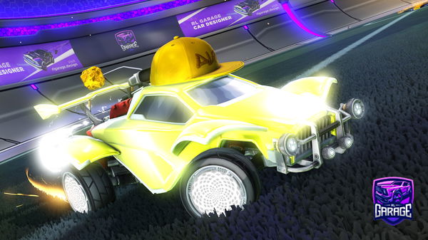 A Rocket League car design from Dogsarecool1984