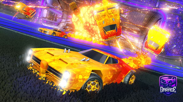 A Rocket League car design from MSereSM