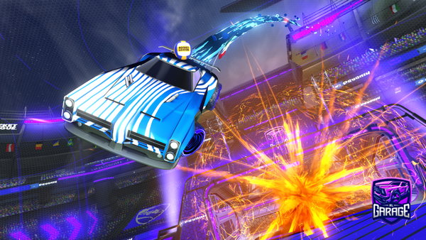 A Rocket League car design from DYLANGOATED