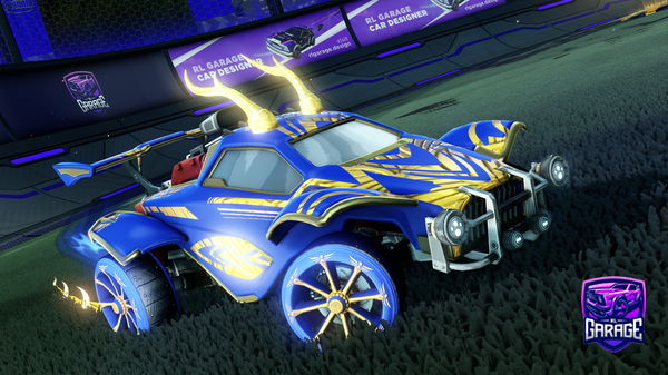 A Rocket League car design from abspielen