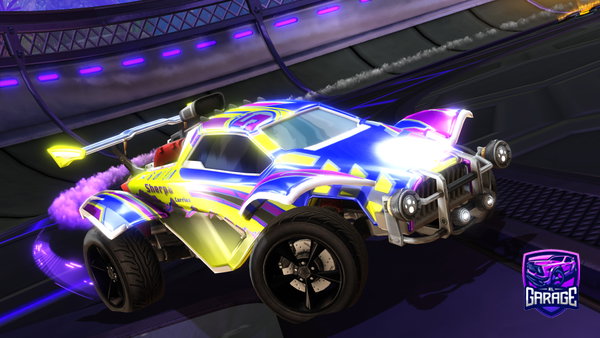 A Rocket League car design from rayle