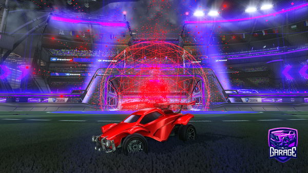 A Rocket League car design from Retraktable