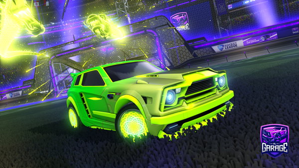 A Rocket League car design from JLP2