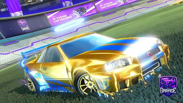 A Rocket League car design from AshyNaruto