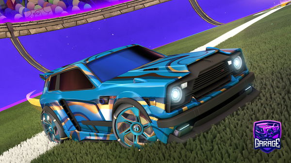 A Rocket League car design from T-Crafter