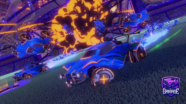 A Rocket League car design from CakeKoala