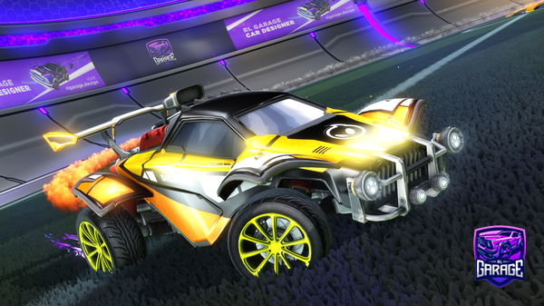 A Rocket League car design from LeagueGata