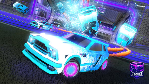 A Rocket League car design from Xaviqxaviq