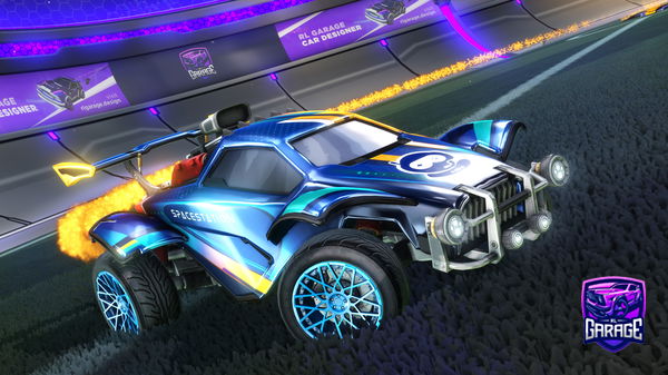 A Rocket League car design from Tommygun1235446