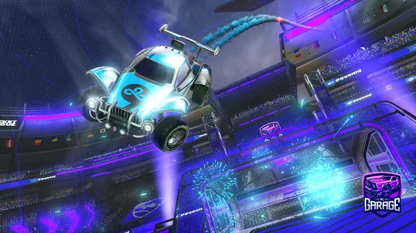 A Rocket League car design from greasyonyt