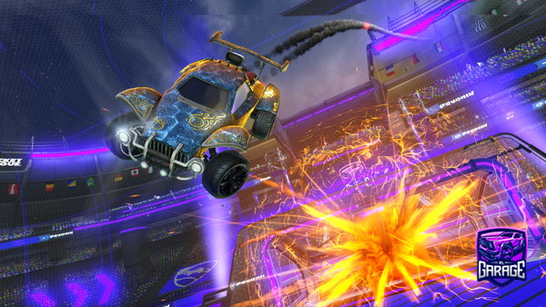 A Rocket League car design from AdiJAYY