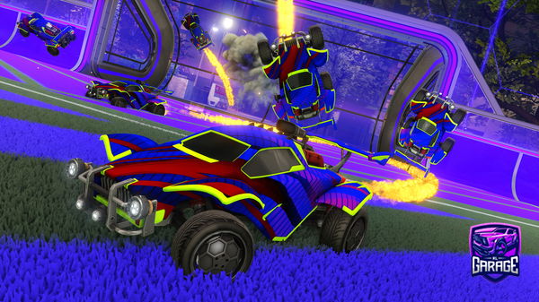 A Rocket League car design from TTv-MFlix