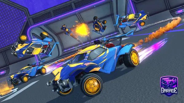 A Rocket League car design from ExotikFrost