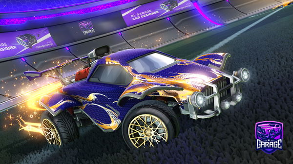 A Rocket League car design from mostlycommen