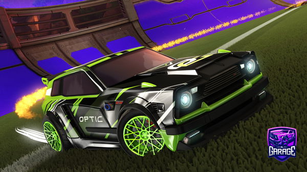 A Rocket League car design from Verrkami