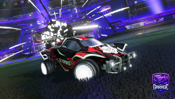 A Rocket League car design from thecarras005