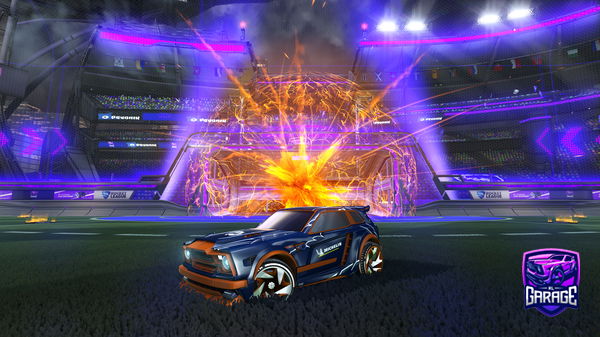 A Rocket League car design from redfxer