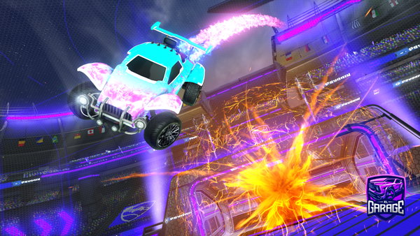 A Rocket League car design from Bxnditxl