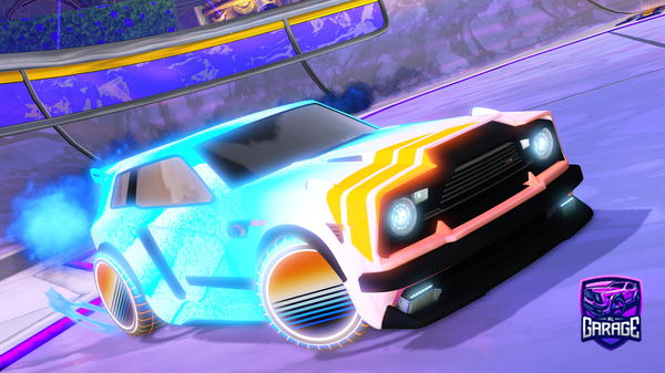 A Rocket League car design from Kebz_RL_YT