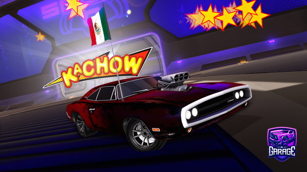 A Rocket League car design from MRSWEETJOKER4200