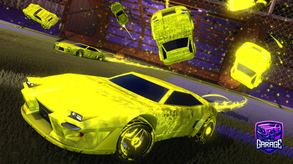 A Rocket League car design from Volt1c_fr