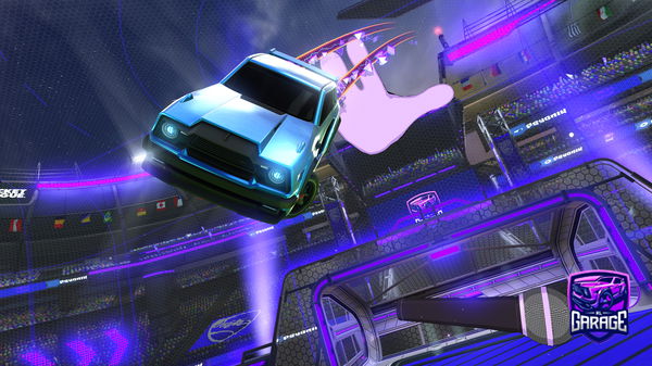 A Rocket League car design from xbep