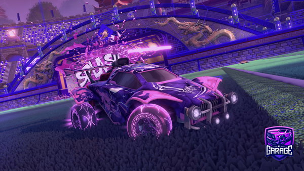 A Rocket League car design from Platanofresh