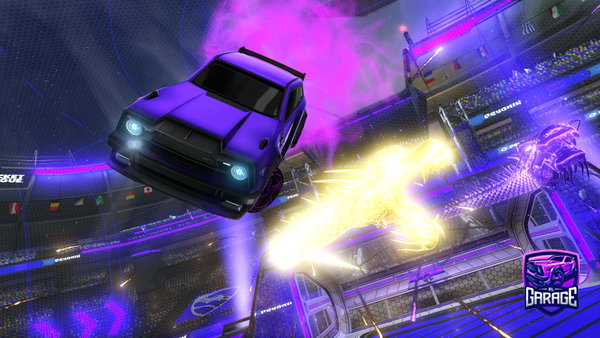 A Rocket League car design from LizardWizard128
