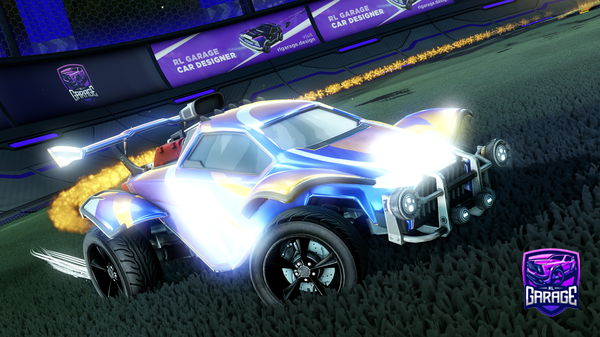 A Rocket League car design from Whitty2011